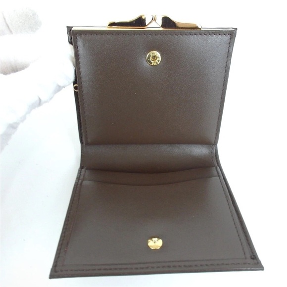 Authentic BURBERRYS Nova Check wallet Jacquard canvas/leather - Picture 5 of 12